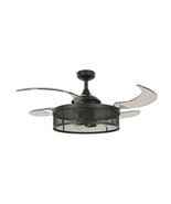 Fanaway Meridian 48-inch Black AC Ceiling Fan with Light - $507.58