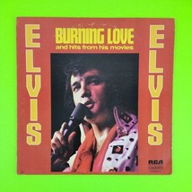 Elvis Presley Burning Love &amp; Hits From His Movies Vol 2 CAS-2595 Ultrasonic Vg+ - £11.75 GBP