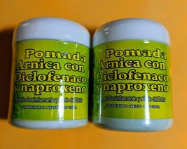 2 pack Pomade Arnica w/ Naproxen for Pain Relief † Authentic MEXICAN - £12.50 GBP