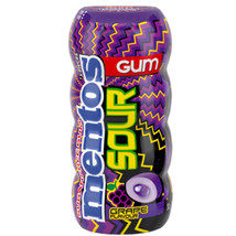 Mentos Sour Gum (10x30g) - Grape - £33.27 GBP