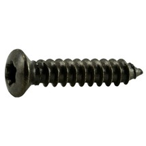 4.2mm x 20mm Black Oxide Star Drive Oval Head Sheet Metal Screws (12 pcs.) - £10.70 GBP