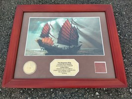 Pirates of The Caribbean Empress Ship Collectible Bronze Medallion Sailc... - $49.49