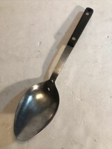 Vintage Flint Stainless Utensil Black Handle – Serving Spoon 11.5” - $175.91 MXN