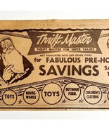 Santa Claus Thrift Master Store Advertisement 1963 New York City NYC DWDD17 - £31.44 GBP