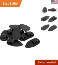 Durable Universal Car Floor Mat Clips - 10-Piece Set, Black Anti-Slip De... - $14.84