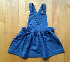 Just one you by Carters 18 Month Denim Blue Cat Dress - £13.38 GBP