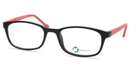 NEW MODERN OPTICAL YIPPEE Black/Red Matte EYEGLASSES GLASSES FRAME 49-18... - $13.71