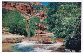 Arizona Postcard Beautiful Oak Creek Canyon Water - £2.36 GBP