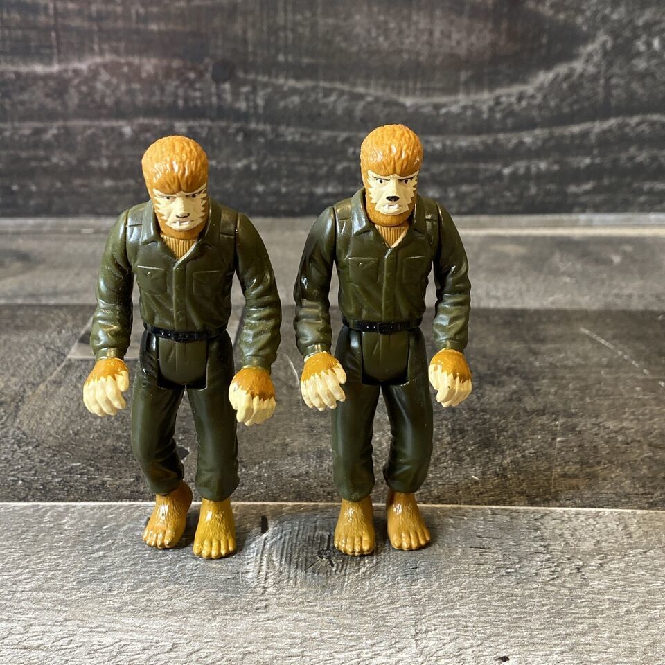 Primary image for Vintage Burger King Universal Monsters Wolfman Figure  1997 Halloween Lot of 2