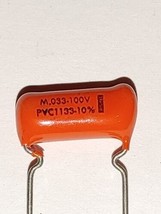 Mallory Cornell Dubilier Orange Drop Tone Capacitor .33 uF 100V 10% Poly... - $2.81