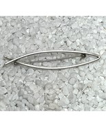 Vintage Sterling Silver Fish Open Brooch Pin Minimalist - $535.15 MXN