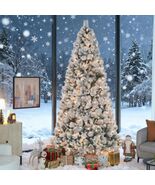 9ft Pre-Lit Artificial Christmas Tree 750 Clear Lights Holiday - $578.99