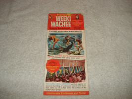 Vintage Weeki Wachee Spring Of Mermaids Florida Advertising Card  - £11.67 GBP