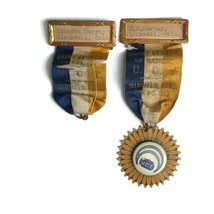Vintage 1925 U.C.T. United Commercial Travelers Ribbons &amp; Medals Winfiel... - $23.14