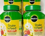 Lot of 4 Miracle-Gro Shake N Feed All Purpose Plant Food 1 lb Each  - £31.41 GBP