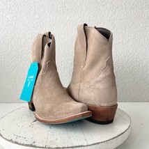Lane EMMA JANE Womens Cowboy Bootie 7 Latte Suede Western Cowgirl Short ... - $128.70