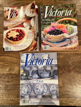 LOT of 3 VICTORIA Magazines Romantic Living Inspiring Women 2008 - £7.51 GBP