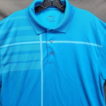 PGA Tour Men’s Performance Golf Polo Shirt Blue Size XL - $10.89