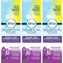 Febreze Vacuum Filter Hoover Twin Chamber Upright Spring Renewal 90F53 Lot Of 3 - $27.49
