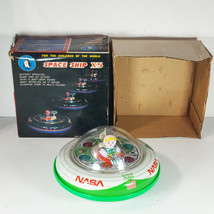 Vintage 1960&#39;s Space Ship X-5 Battery Operated Tin Toy UFO Penguin Toys - £118.03 GBP