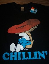 Vintage Style Smurfs Smurf &quot;Chillin&quot; T-Shirt Mens Medium New w/ Tag - £15.57 GBP