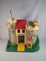 Vintage 1974 Fisher Price Little People Play Castle 993 Castle Only No Accessory - $42.49