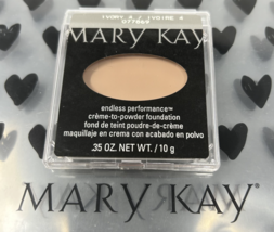 MARY KAY ENDLESS PERFORMANCE CREME TO POWDER FOUNDATION. CREAM IVORY 4 0... - $445.05 MXN