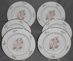 Set (6) Gorham Lady Anne Pattern Salad Plates Made In Usa - £39.46 GBP