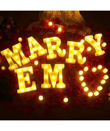 Marry Me Neon Sign with 1000pcs Rose Petals and 10 Candle Lights - £20.41 GBP