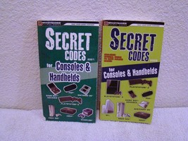 Lot of Two 2007 and 2008 Secret Codes for Consoles &amp; Handhelds Paperback Book - £5.46 GBP