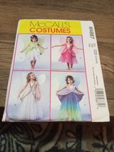 Mc Call's Pattern M4887 Child's Fairy Costumes Sz. 2-3-4-5 Uncut - $7.27