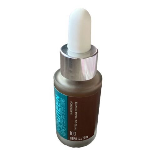 Primary image for Maybelline Green Edition Superdrop Tinted Oil Base Makeup #100 *New