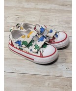 CONVERSE All Star 2V Dinosaur Low Top SneakersToddler Size 5 Infant Mult... - $437.71 MXN