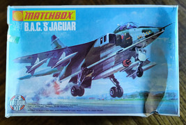 Vintage 1973 MATCHBOX BAC S Jaguar 1:72 PK-102 Unassembled  Airlane Mode... - $19.00