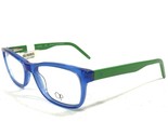Ocean Pacific OP 844 BLUEBERRY Kinder Brille Rahmen Grün Klar Blau 48-15... - $23.00