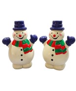Blow Molds x2 Snowman Christmas Lawn Ornament Light Cover Decoration Rep... - $710.47 MXN