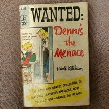1958 Vintage “Wanted” Dennis The Menace by Hank Ketcham Book Pocket Book - £12.90 GBP
