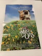 Adventures of Milo and Otis - 1989 MOVIE POSTER 27x41 Folded One Sheet - $22.40