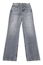 Grlfrnd Mica Straight Leg Jeans In Denim Women Grey Xs - £97.81 GBP