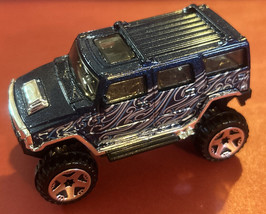Hummer Blue With Chrome Huge Wheels Hot Wheels - Loose - £3.95 GBP