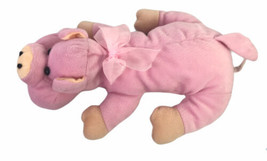 Goffa Pig Pink Soft Plush Stuffed Animal Toy 13” Laying Flat - £7.86 GBP