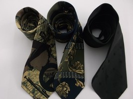 3 TIES APRX 55-56 INCHES EXPRESSIONS UNBRANDED AND PURITAN SPECIAL EDITI... - $12.99