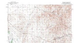 Beowawe Quadrangle, Nevada 1957 Topo Map USGS 15 Minute - Shaded - £17.29 GBP