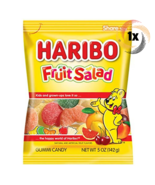 1x Bag Haribo Fruit Salad Assorted Flavor Fat Free Share Size Gummi Cand... - $9.49