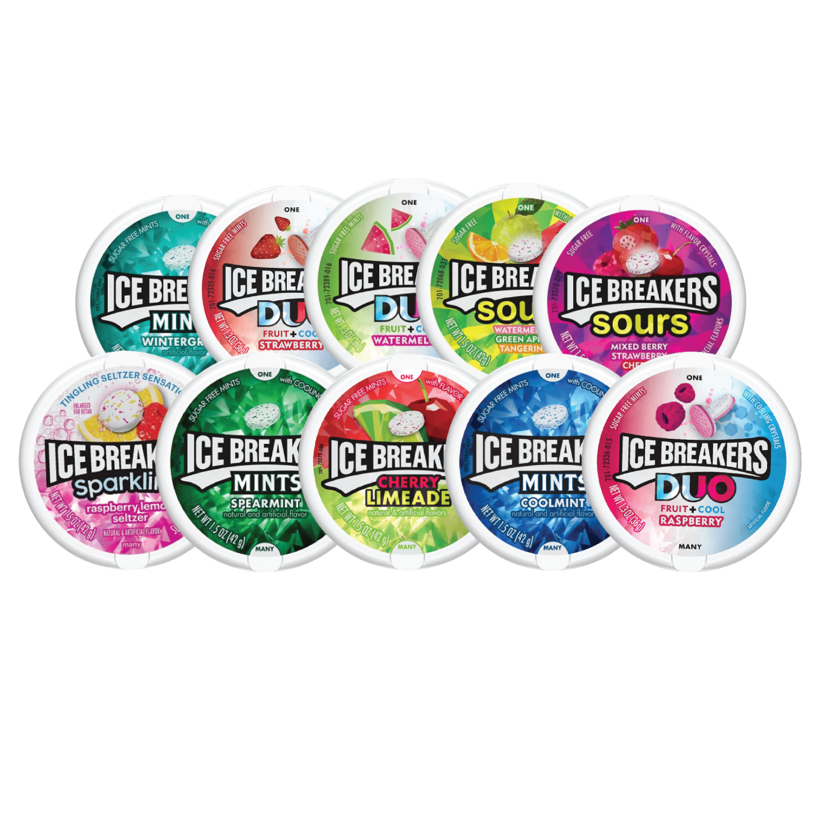 Primary image for Ice Breakers Variety Flavor | 50 Mints Per Tin | 1.3-1.5oz | Mix & Match Flavors