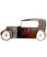 Large Metal Vintage Wall Hanging Racer Car Wall Art Living Room Home Decor - $424.09 CAD