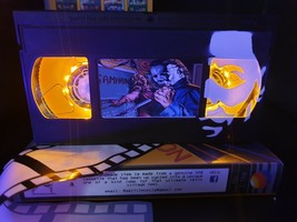 Retro VHS Night Light table lamp,Halloween with Art work ,Top Quality!Amazing  - £34.86 GBP