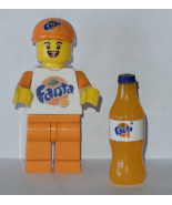 Custom Minifigure Fanta Pop Guy with bottle  - €17,28 EUR
