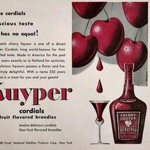 1947 DeKuyper Cherry Cordial Liqueur Advertisement Distillery Liquor DWPP23 - $367.66 MXN 1947 DeKuyper Cherry Cordial Liqueur Advertisement Distillery Liquor DWPP23 - $367.66 MXN