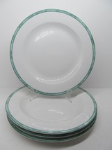 Wolfgang Puck Bistro Spago Set Of 4 Green 11&quot; Dinner Plates VGC - $49.00